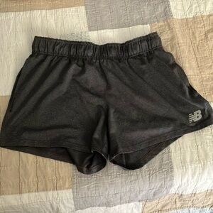 New Balance dark grey unlined athletic shorts